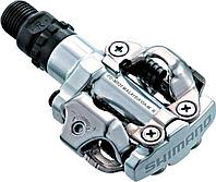 Контактные педали Shimano PD-M520 серебристые, с шипами SM-SH51