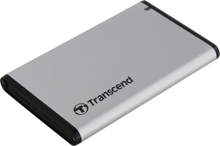 Мобильное шасси Transcend StoreJet 25S3 TS0GSJ25S3 (внешний бокс для внешнего подключения 2.5" SATA HDD - фото 1 - id-p219076348