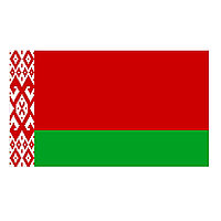 Наклейка флаг Республики Беларусь (размер 20*34 см)