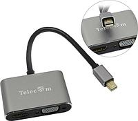 Telecom TA6080 Кабель-адаптер miniDisplayPort(M) - VGA (15F)/HDMI 19(F)