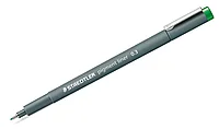 Ручка капиллярная STAEDTLER pigment liner 308-03, 0.3мм,цвет зеленый, корпус полипропилен