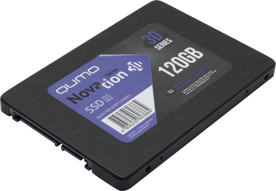 QUMO SSD 120GB Novation TLC Q3DT-120GSCY {SATA3.0} - фото 1 - id-p219076482