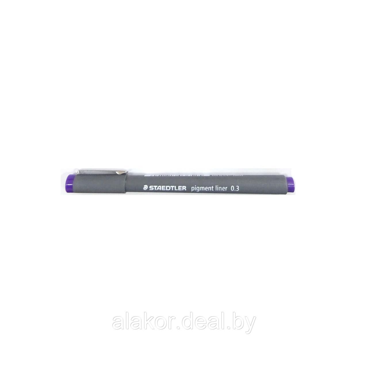 Ручка капиллярная STAEDTLER pigment liner 308-03, 0.3мм,цвет зеленый, корпус полипропилен - фото 1 - id-p219189302