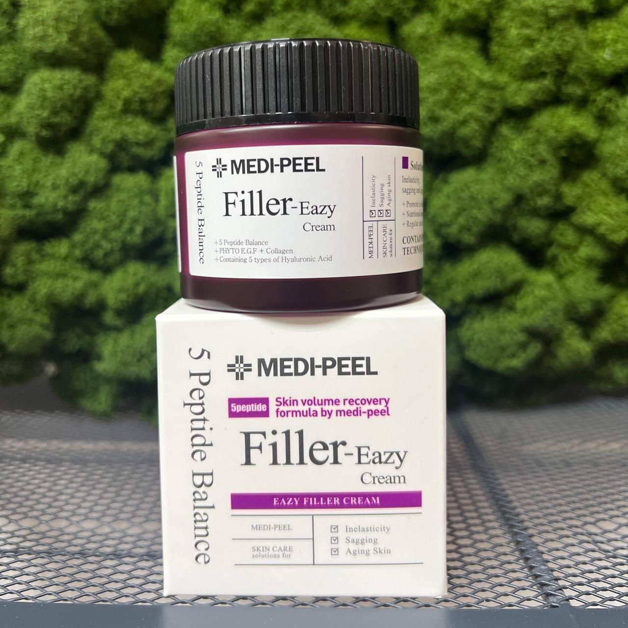 Питательный крем-филлер с пептидами и EGF от морщин Medi-Peel Eazy Filler Cream, 50мл - фото 1 - id-p219189912