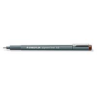 Ручка капиллярная STAEDTLER pigment liner 308-03, 0.3мм,цвет коричневый, корпус полипропилен