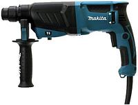 Makita HR2630 Перфоратор,SDS+, [HR2630] {800Вт,3реж,2.9Дж,0-4600у\м,2.9кг,чем}