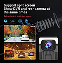 Автомобильный видеорегистратор Carplay 10,26" (2K+1080P двойная запись) + камера заднего вида, фото 8