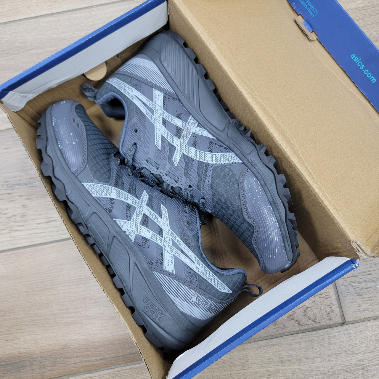 Кроссовки Asics Gel-Trabuco 9 GTX Dark Gray - фото 7 - id-p219058373