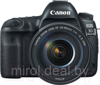 Зеркальный фотоаппарат Canon EOS 5D Mark IV EF 24-105 f/4L IS II USM Kit (1483C030AA) - фото 2 - id-p219190156
