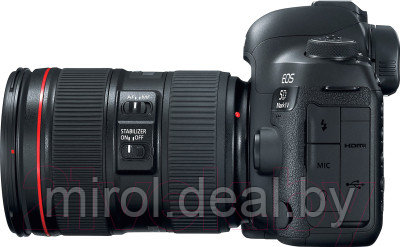 Зеркальный фотоаппарат Canon EOS 5D Mark IV EF 24-105 f/4L IS II USM Kit (1483C030AA) - фото 3 - id-p219190156
