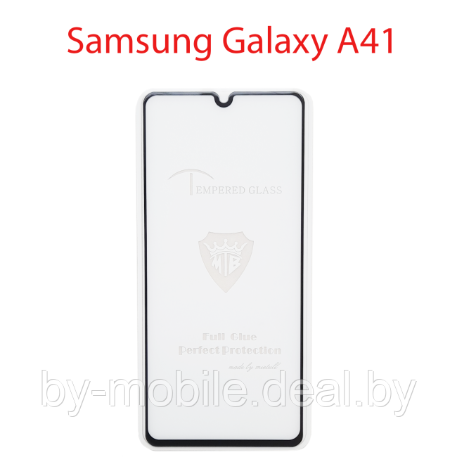 Защитное стекло Samsung Galaxy A41 (черный) 5d - фото 1 - id-p219074439