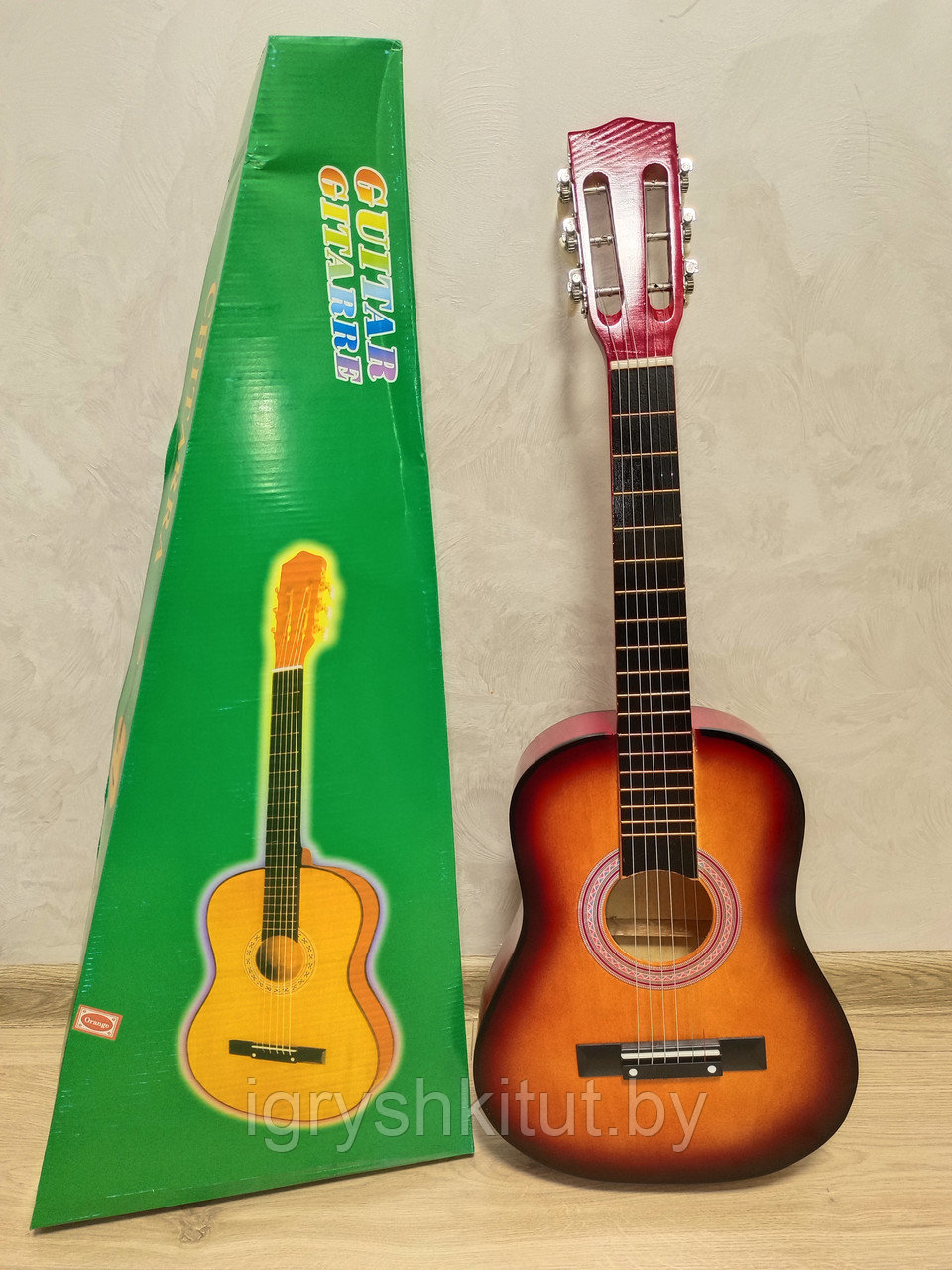 Детская гитара, 75 см, арт.5130 - фото 4 - id-p219203412