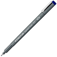 Ручка капиллярная STAEDTLER pigment liner 308-05, 0.5мм,цвет синий, корпус полипропилен