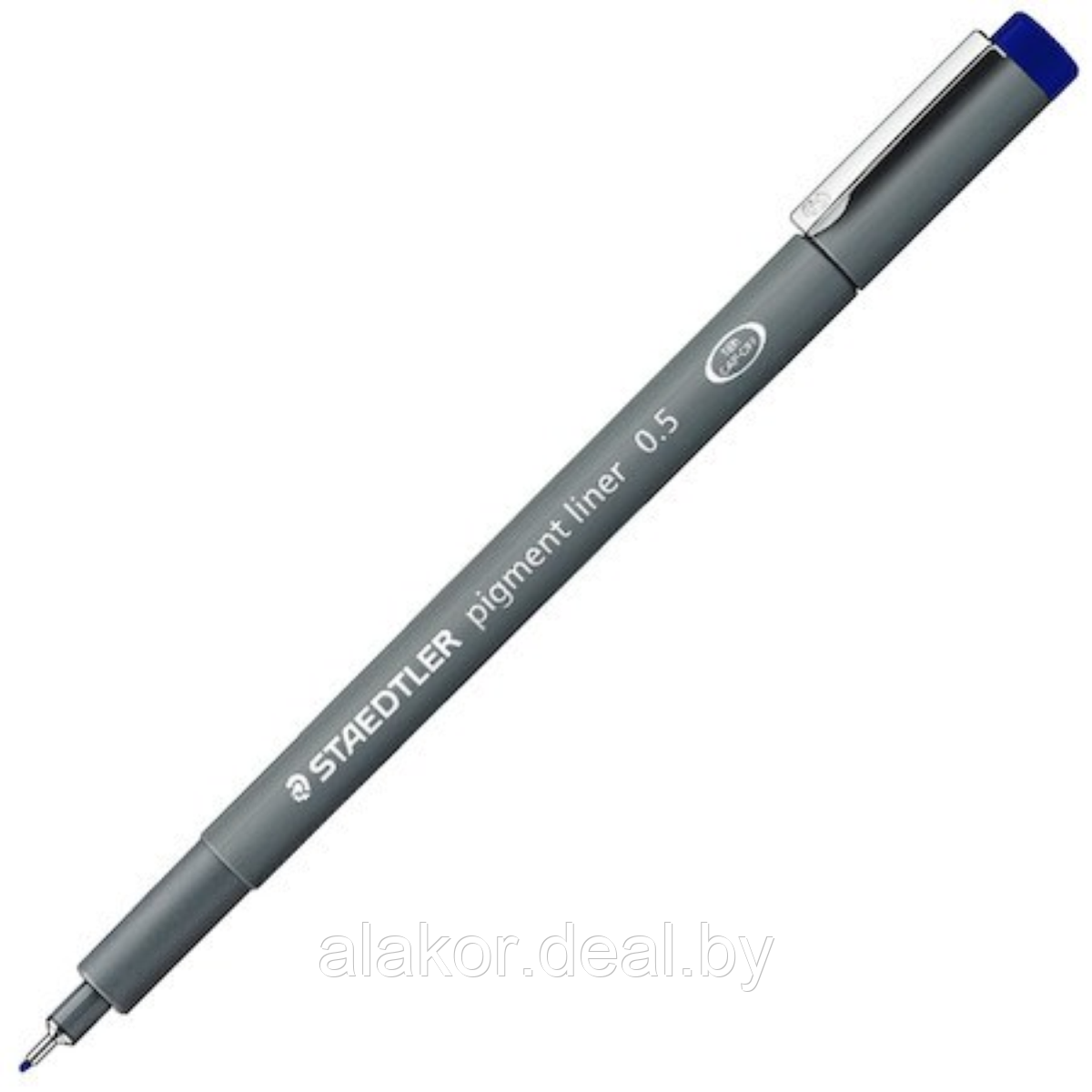 Ручка капиллярная STAEDTLER pigment liner 308-05, 0.5мм,цвет синий, корпус полипропилен - фото 1 - id-p219203420