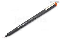Ручка капиллярная STAEDTLER pigment liner 308-05, 0.5мм,цвет оранжевый, корпус полипропилен