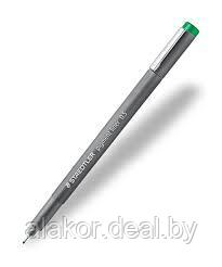 Ручка капиллярная STAEDTLER pigment liner 308-05, 0.5мм,цвет зелёный, корпус полипропилен - фото 1 - id-p219203890