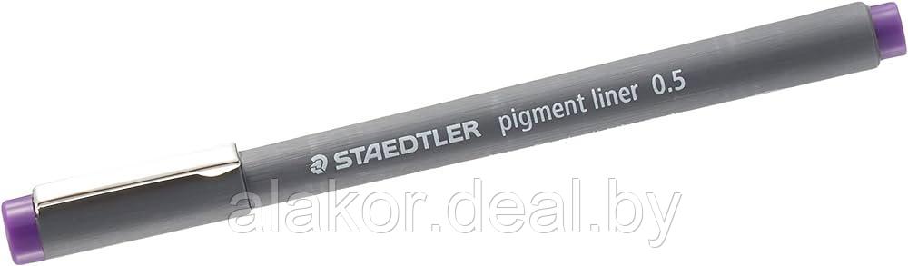 Ручка капиллярная STAEDTLER pigment liner 308-05, 0.5мм,цвет фиолетовый, корпус полипропилен - фото 1 - id-p219203895
