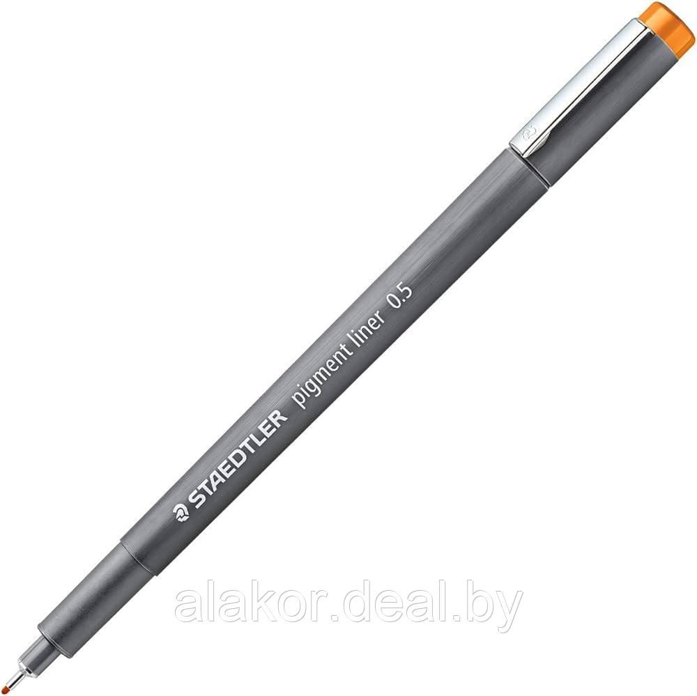 Ручка капиллярная STAEDTLER pigment liner 308-05, 0.5мм,цвет св-коричневый, корпус полипропилен - фото 1 - id-p219203905