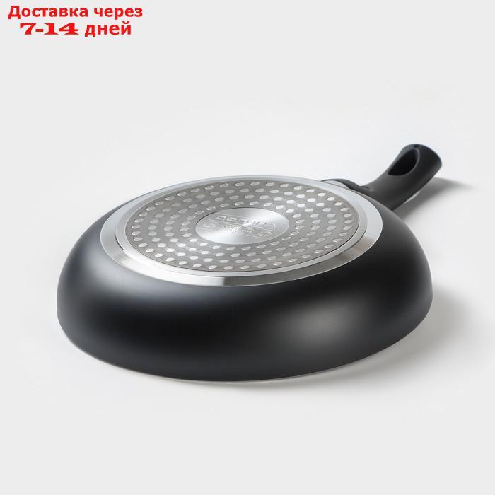 Сковорода Доляна Basic, d=20 см, индукция, антипригарное покрытие, цвет чёрный - фото 5 - id-p219075787