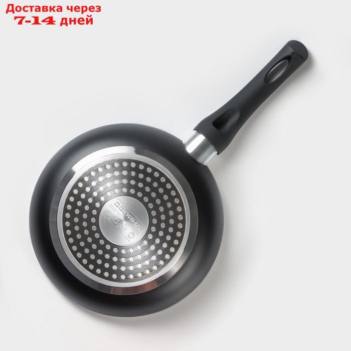 Сковорода Доляна Basic, d=20 см, индукция, антипригарное покрытие, цвет чёрный - фото 6 - id-p219075787
