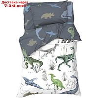 Постельное белье "Этель" 1,5 сп Just dino 143х215 см, 150х214 см, 50х70 см -1 шт