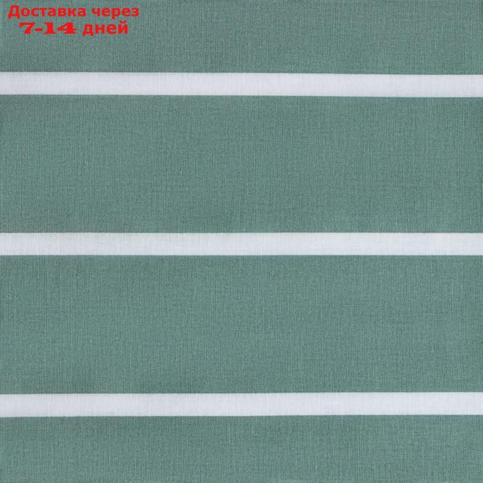 Постельное бельё Этель Дуэт Mint stripes 143х215 см-2шт, 220х240см, 70х70см-2шт, 100% хлопок, поплин - фото 3 - id-p219075837