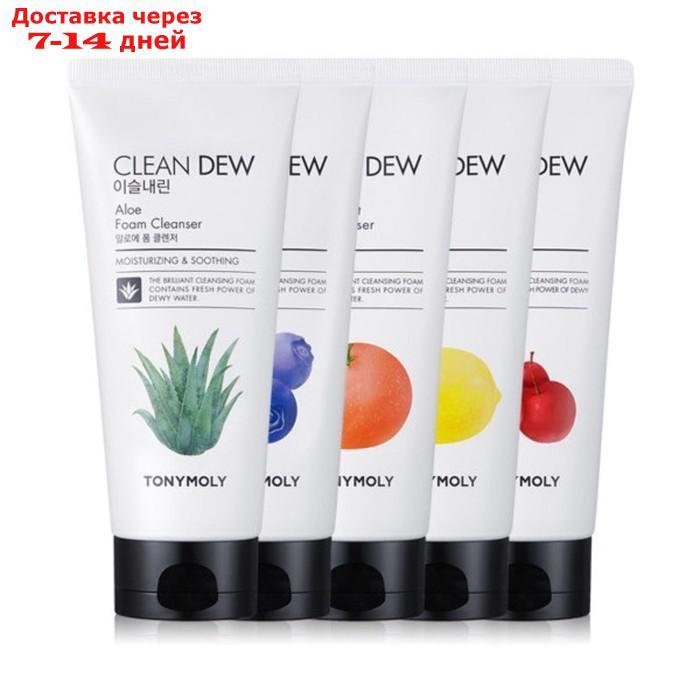 Пенка для умывания Tony Moly Clean Dew Red Grapefruit Foam Cleanser с экстрактом грейпфрута, 180 мл - фото 2 - id-p219073611