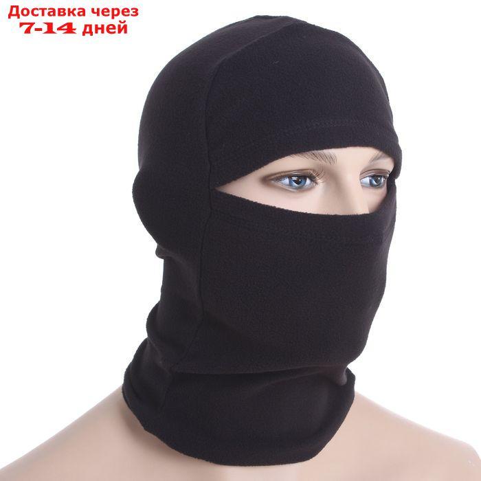 Шлем маска "Ниндзя", цвет чёрный - фото 1 - id-p219075140