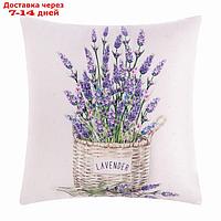 Подушка Этель "Lavender" 40х40 см, 100% п/э