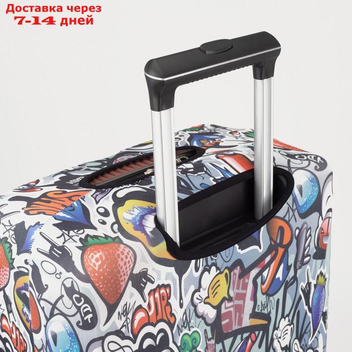Чехол для чемодана Стикеры 20", 32*23*48, цветной - фото 3 - id-p219075491