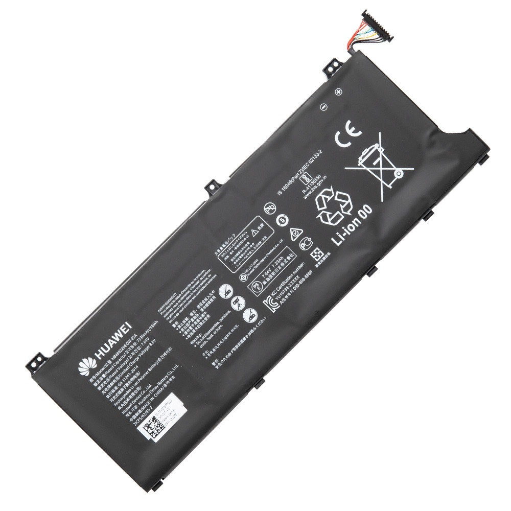 Аккумулятор для Huawei (HB4692Z9ECW-22A) MateBook D 15, 56Wh, 7330mAh, 7.64V,