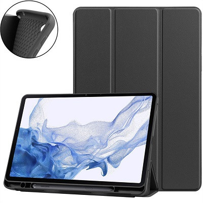 Полиуретановый чехол Nova Case черный для Samsung Galaxy Tab S7 - фото 1 - id-p218204729