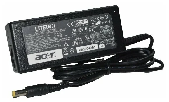 Блок питания (зарядка) для ноутбука Acer LiteOn PA-1700-02 9V, 3.42A, 65W, 5.5x1.7