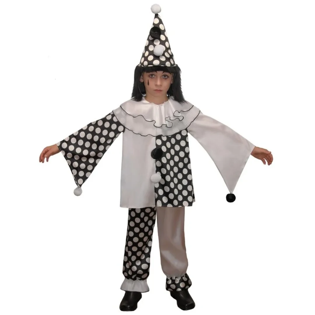 Карнавальный костюм детский "Пьеро" 122 - фото 1 - id-p227191492