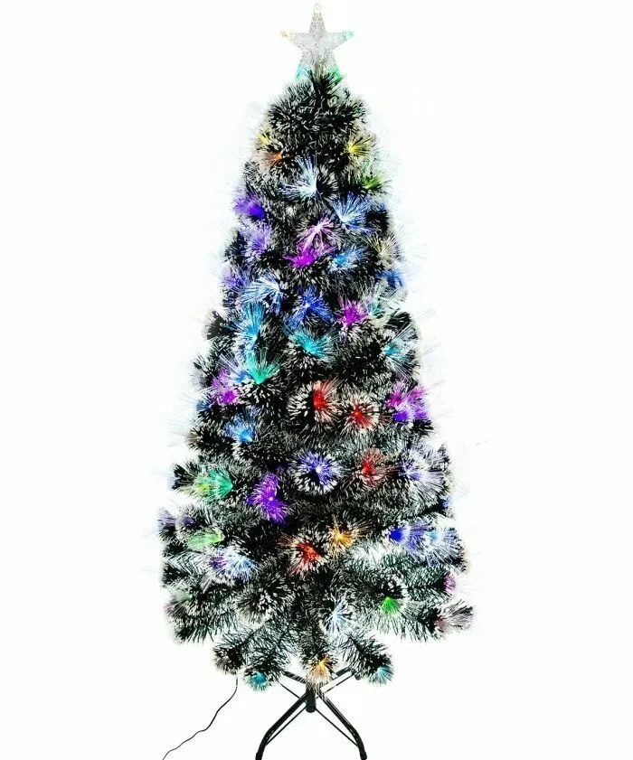 Искусственная светящаяся елка со свездой, Новогодняя светодиодная Елка 150 cм - фото 6 - id-p219207573
