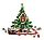 Конструктор 88013 Christmas Рождественская елка аналог лего lego новогодняя елка 2126 деталей, фото 4