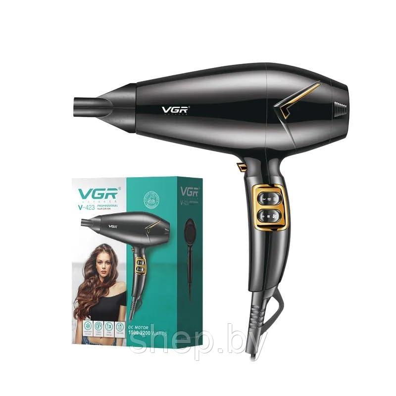 Фен для волос VGR V-423, черный - фото 1 - id-p219209218