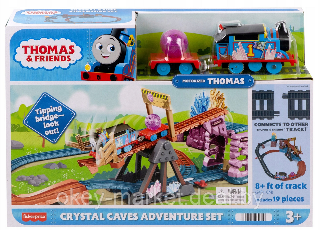 Игровой набор Thomas & Friends Приключения в хрустальных пещерах HMC28 - фото 7 - id-p219210109