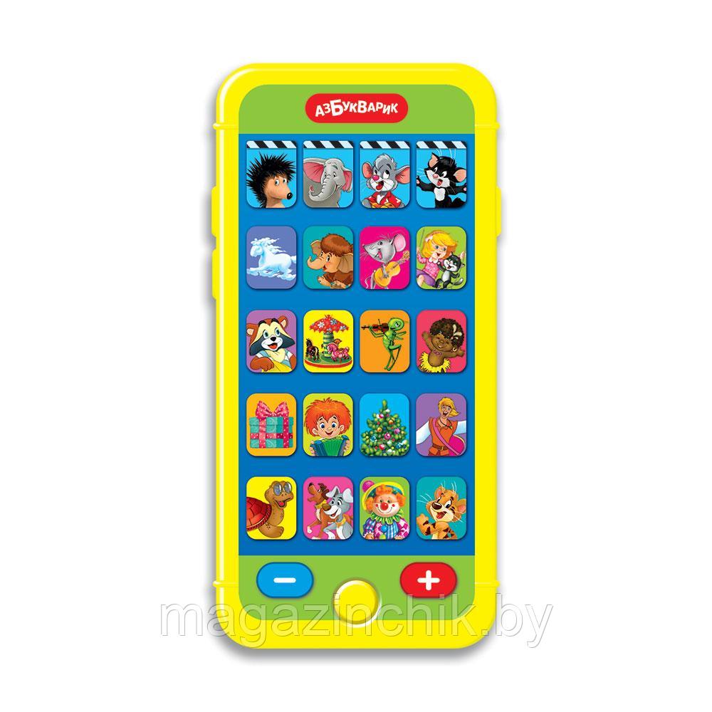 Телефон детский Азбукварик Веселые мультяшки 2980 мультиплеер - фото 2 - id-p219210165