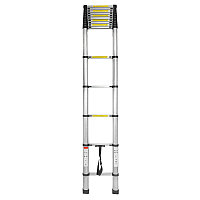 Лестница телескопическая алюминиевая односекционная (5.8м,15ступенек, max нагрузка 150кг, вес 14.3кг) Forsage