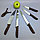 Набор кухонных ножей из нержавеющей стали 6 предметов Alomi  ALM-0018A/ Подарочная упаковка, фото 2