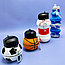 Бутылка складная силиконовая спортивная Silicon Bottle Sport, 550 мл. с карабином и поильником Баскетбол, фото 6