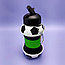Бутылка складная силиконовая спортивная Silicon Bottle Sport, 550 мл. с карабином и поильником Баскетбол, фото 7