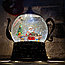 Светильник - ночник со снегом музыкальный декоративный на Рождество и Новый Год Happy Holiday Дед Мороз (2, фото 7