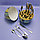 Набор столовых приборов в Футляре - Яйце Maxiegg 24 предмета / Премиум класс, фото 7