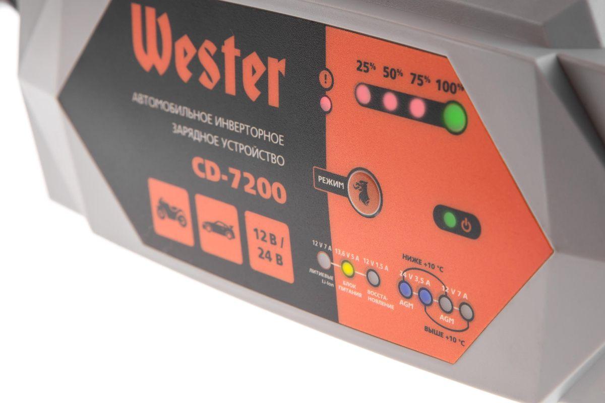Зарядное устройство WESTER CD-7200 - фото 5 - id-p219210272