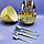 Набор столовых приборов в рифленом футляре - яйце Maxiegg 24 предмета / Премиум класс, фото 5