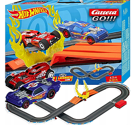 Гоночный трек Carrera GO! Hot Wheels 4,3 метра 20063517
