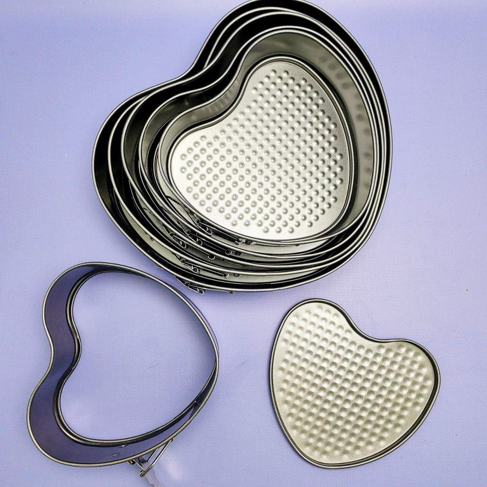 Разъемные формы для выпечки Сердце 6 шт. - фото 8 - id-p219210574