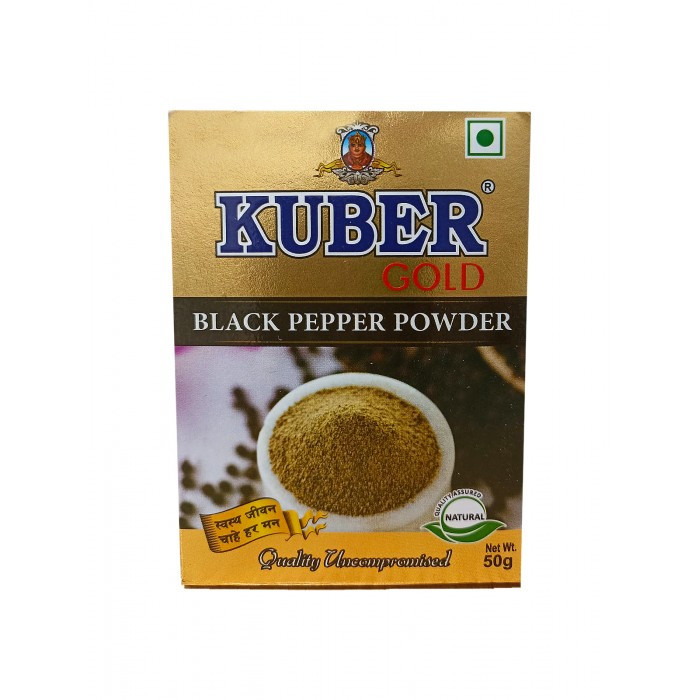 Перец черный молотый BLACK PEPPER KUBER, 50 г - фото 1 - id-p219210697